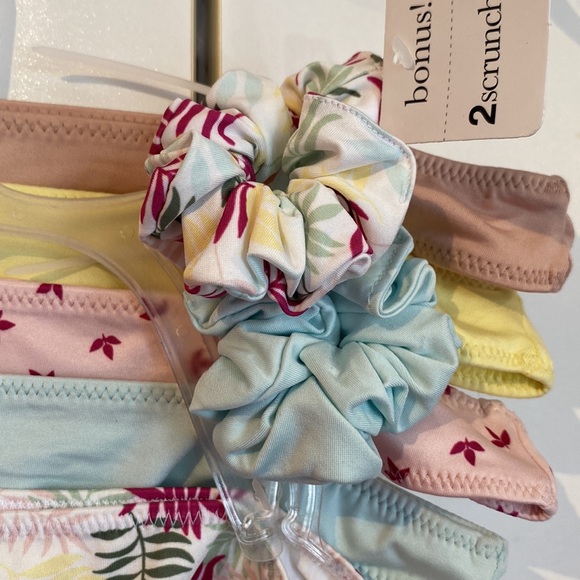 Rene Rofe Set of 5 Thongs Size L Scrunchie Set NWT - Picture 4 of 15